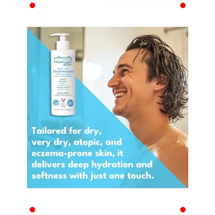 Hassas Ciltler İçin Saç ve Vücut Şampuanı 400ml