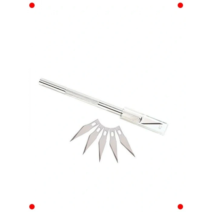 Hassas Kesim Hobi Bıçağı + 5 Yedek Uç