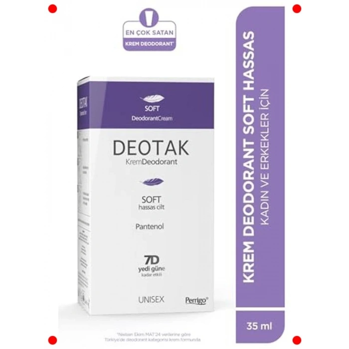 Hassas Koruma Krem Deodorant - 7 Gün Etkili 35 ml