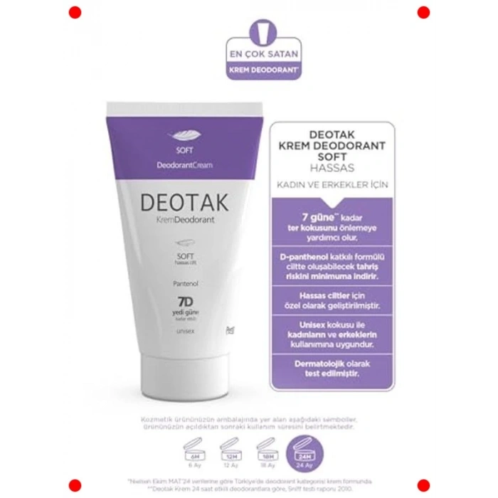 Hassas Koruma Krem Deodorant - 7 Gün Etkili 35 ml