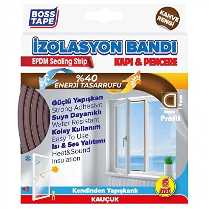 Hava Akımı Önleyici Kapı Altı, 53 mm x 2,5 m, Şeffaf