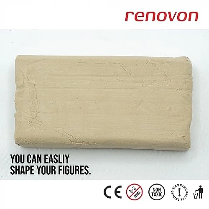 Hava ile Kuruyan Beyaz Serak Kil, 500 gr