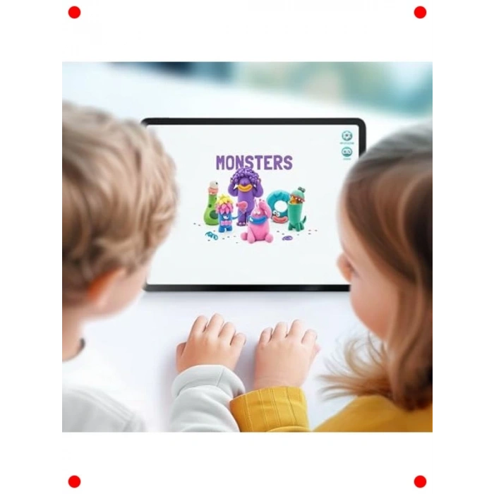 Hava ile Kuruyan Kil Seti - Canavarlar Temalı