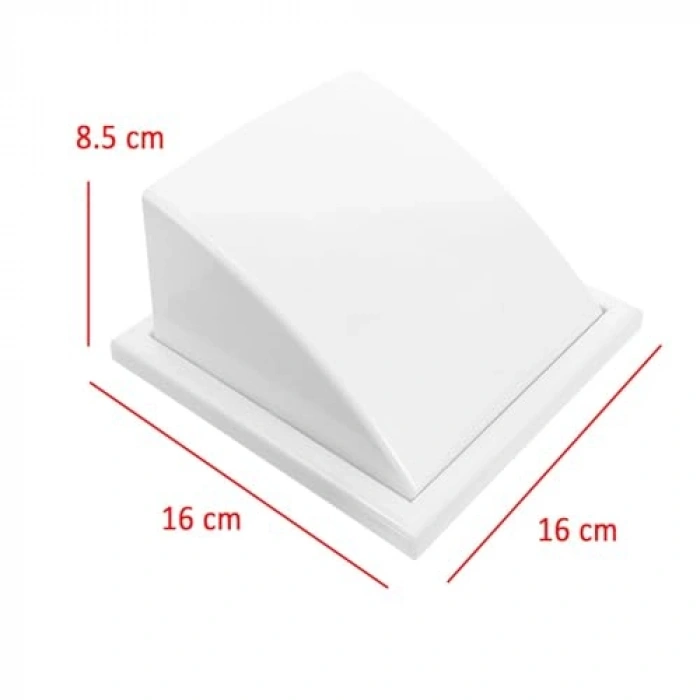 Havalandırma Çekvalf Başlığı - Davlumbaz Çıkış Kapak