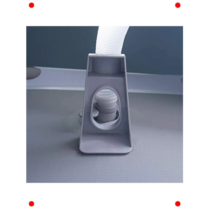 Havuz Hortum Desteği Seti – 32mm Bağlantı, 2 Adet ABS