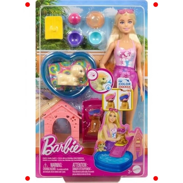 Havuz Partisi Oyun Seti: Köpekçik ve Renk Değişimi