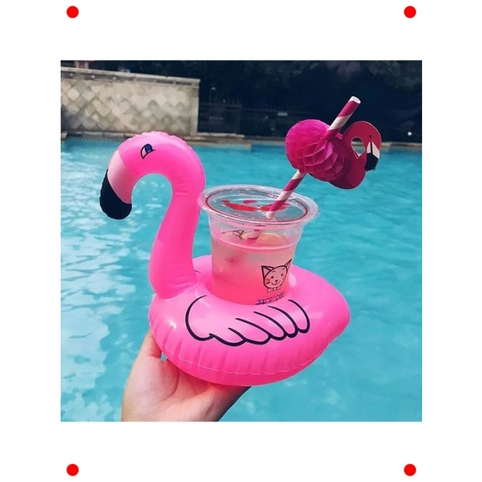 Havuz ve Deniz İçin 3lü Şişme Bardak Tutucu Seti