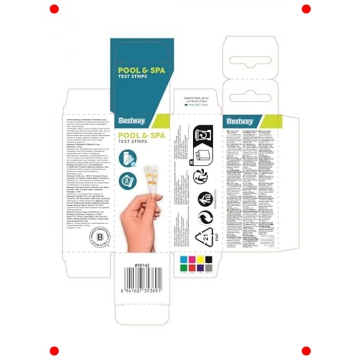 Havuz ve Spa Suyu Test Şeritleri