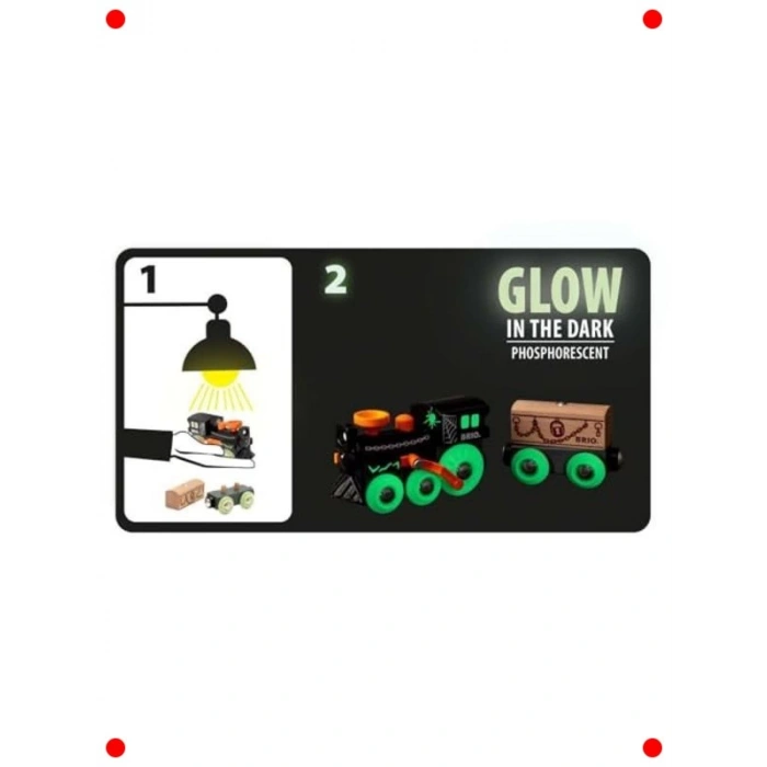 Hayaletli Tren Seti - Ahşap Oyuncak