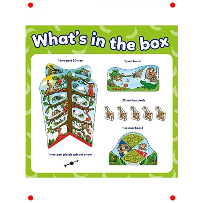 Haylaz Maymunlar Kutu Oyunu (4-8 Yaş)