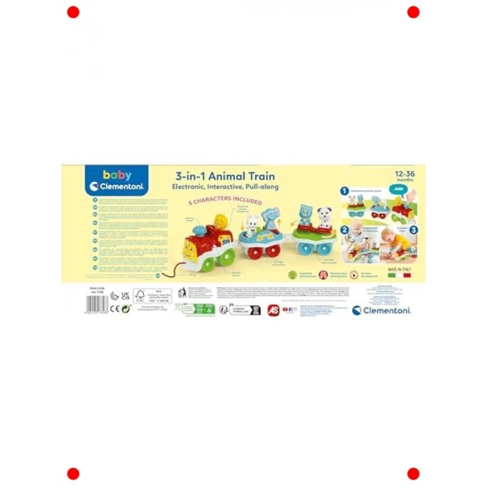Hayvan Treni Aktivite Oyunu - Bebek ve Çocuklar İçin