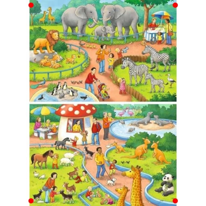 Hayvanat Bahçesi Temalı Yapboz