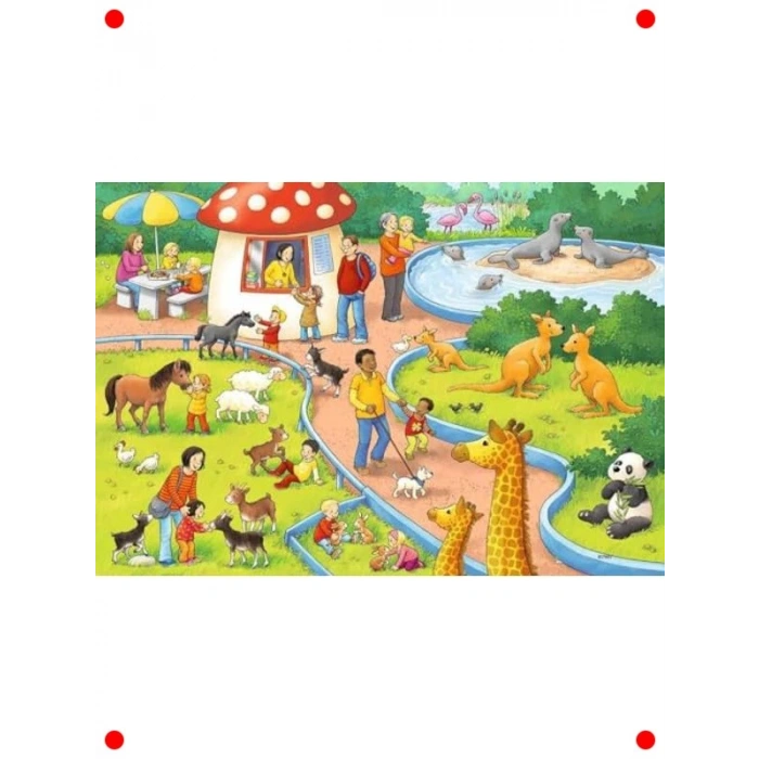 Hayvanat Bahçesi Temalı Yapboz