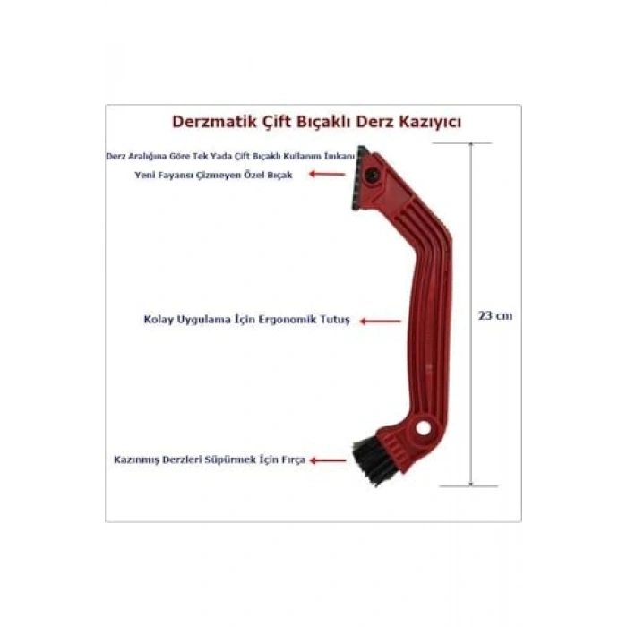 Hazır derz dolgu ve kazıyıcı seti