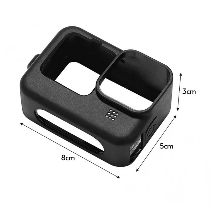 Hero 9 Silikon Kılıf, Go Hero 9,10, 11, 12, 13 ile Uyumlu