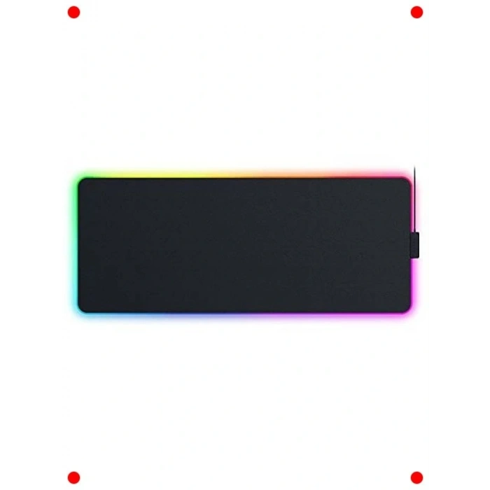 Hibrit Oyun Mouse Mat - RGB Aydınlatmalı (Siyah)