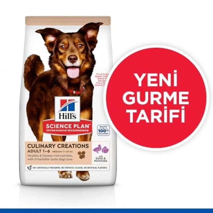 Hills Hills Ördekli Medium Köpek Maması 14