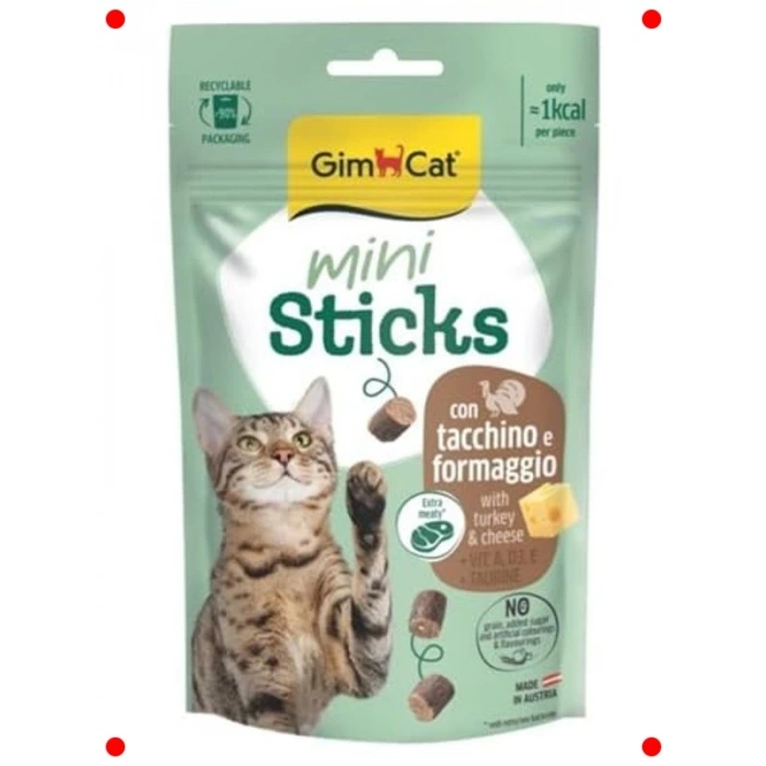 Hindi ve Peynirli Kedi Ödül Çubukları 50gr