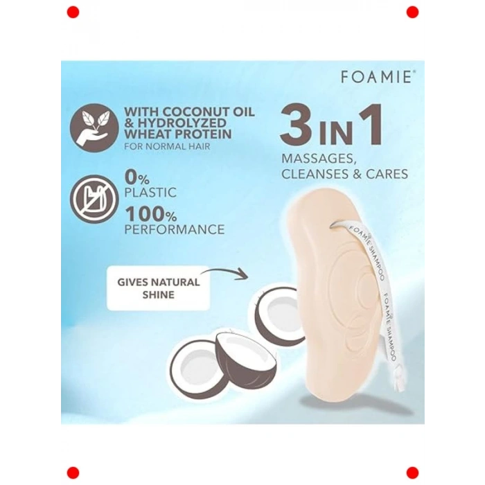 Hindistan Cevizi Katı Şampuan Bar 80 G