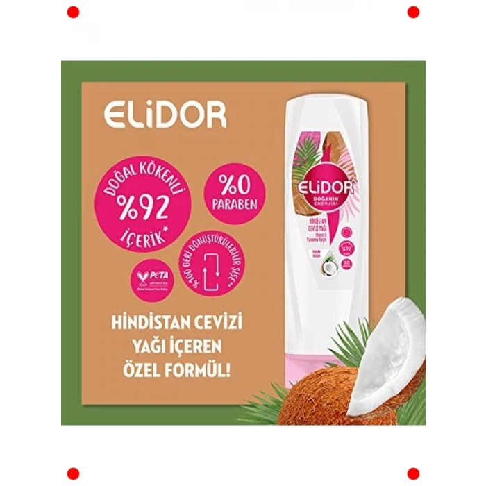 Hindistan Cevizi Özlü Besleyici Saç Kremi 350 ml