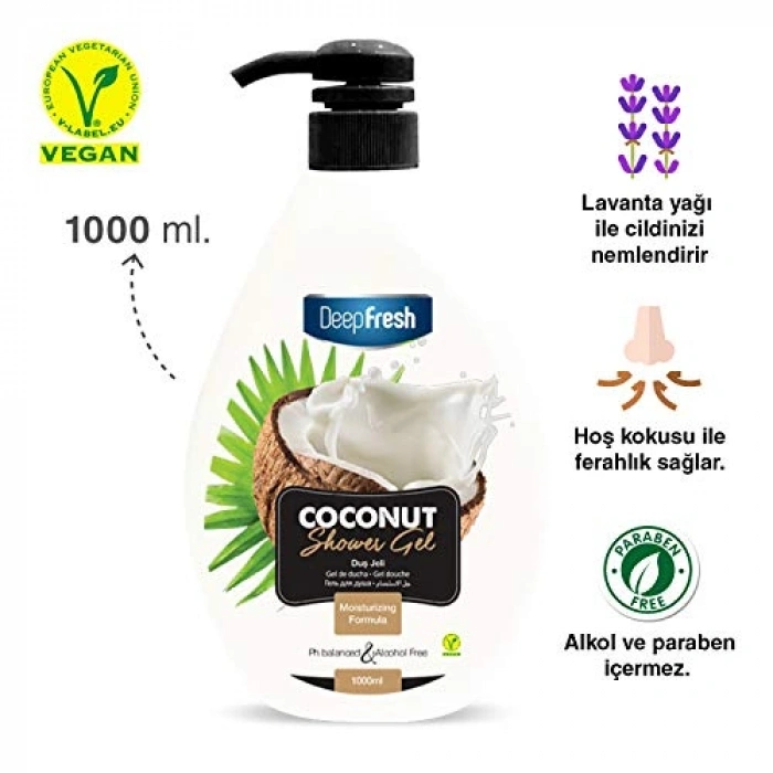 Hindistan Cevizli Duş Jeli - 1 L