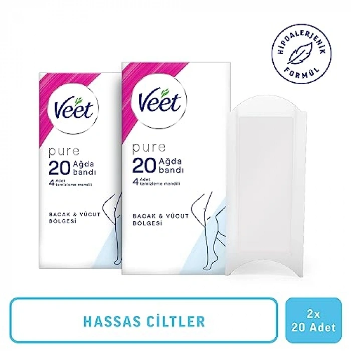 Hipoalerjenik Ağda Bandı - 2 x 20 Adet Pratik Set