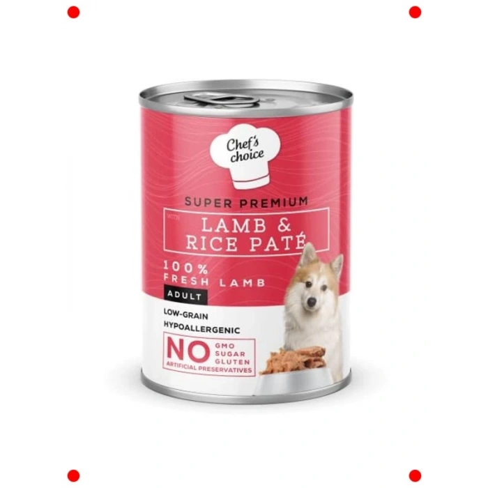 Hipoalerjenik Kuzu & Pirinçli Yetişkin Köpek Ezmesi (12x400g)