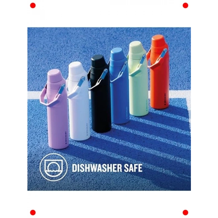 Hızlı Akışlı Paslanmaz Çelik İçecek Şişesi 0.6 Lt