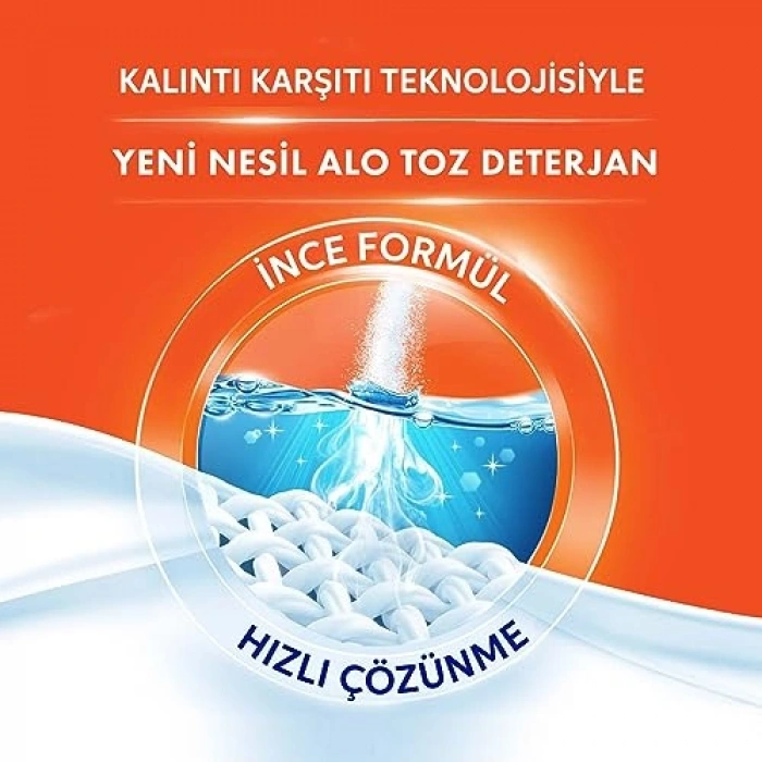 Hızlı Çözülme Toz Deterjan, 6 Adet Kar Çiçeği Ferahlığı