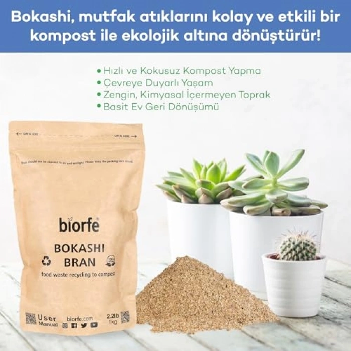 Hızlı Kompost Başlatıcı - İç ve Dış Mekan Kompost Kovaları için