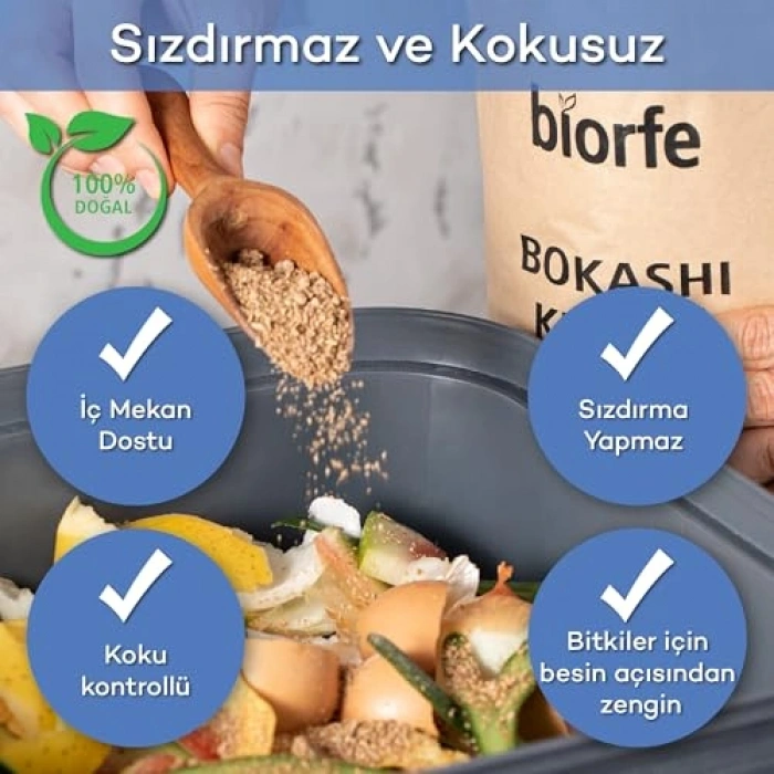 Hızlı Kompost Başlatıcı - İç ve Dış Mekan Kompost Kovaları için