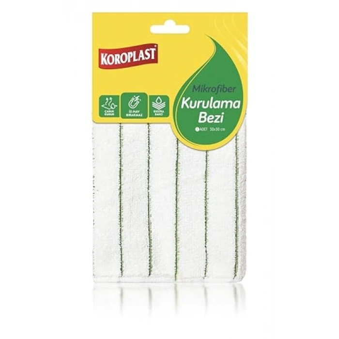 Hızlı Kurulama Özellikli Tekli Krofiber Kurulama Bezi