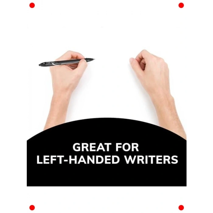 Hızlı Kuruyan Jel Kalem Seti 12 Adet Siyah Mürekkep