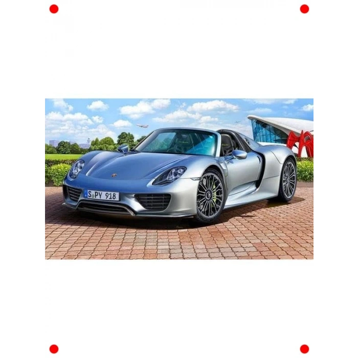 Hızlı Spor Araba Model Seti - Yapım Kiti 1:24