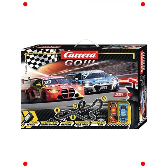 Hızlı Yarış Pisti Seti - Çift Araçlı Heyecan