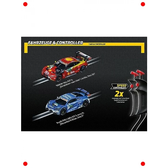 Hızlı Yarış Pisti Seti - Çift Araçlı Heyecan