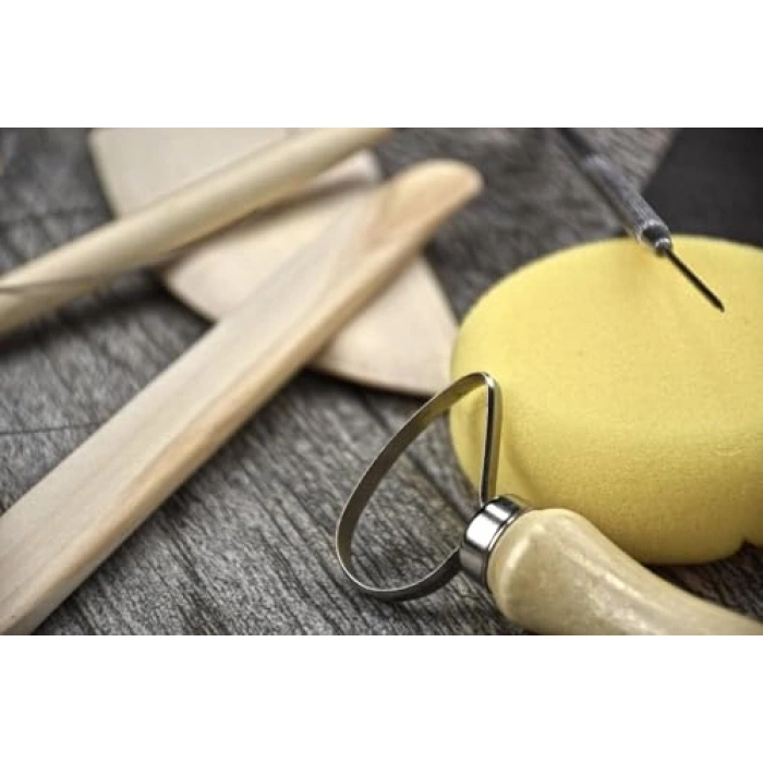 Hobi Çömlek Seti, 13 Parçalı Serak Aleti ile