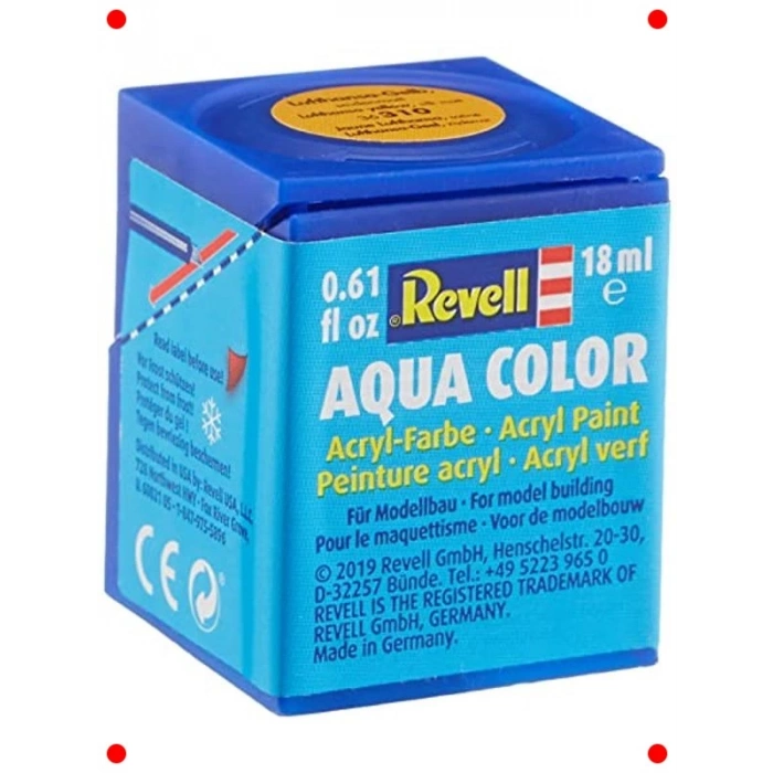 Hobi Su Bazlı Yarı Parlak Sarı Boya - 18ml