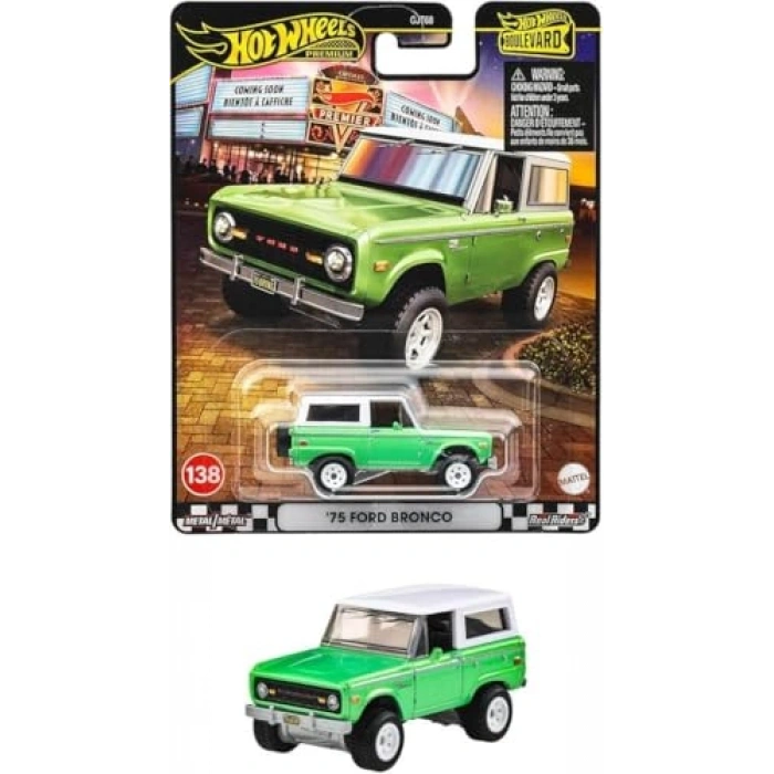 Hot Wheels Boulevard  Araçlar 75 FORD BRONCO GJT68 - JBL12