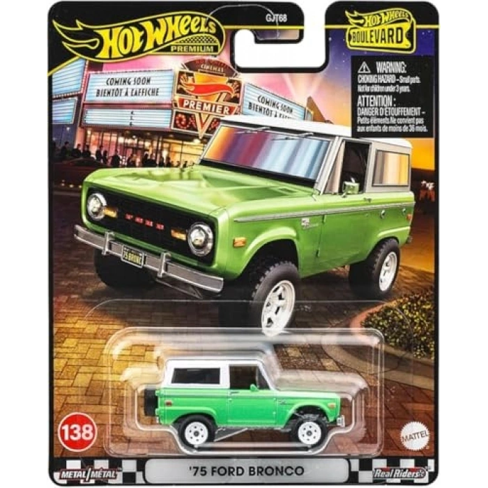 Hot Wheels Boulevard  Araçlar 75 FORD BRONCO GJT68 - JBL12