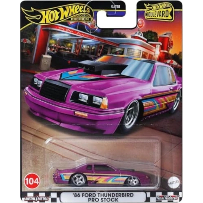 Hot Wheels Boulevard  Araçlar GJT68 - HRT72 86 FORD THUNDERBIRD  STOCK