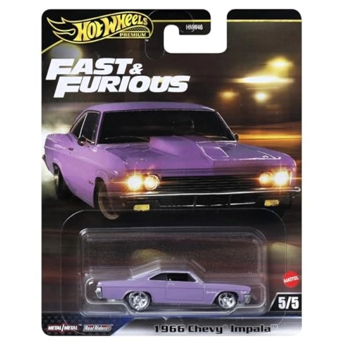 Hot Wheels Fast-Furious  Araba 1966 CHEVY IMPALA HNW46 - JBL95