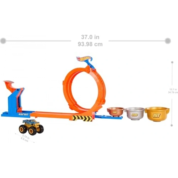 Hot Wheels Monster Trucks Oyun Parkuru ve Bigfoot Aracı
