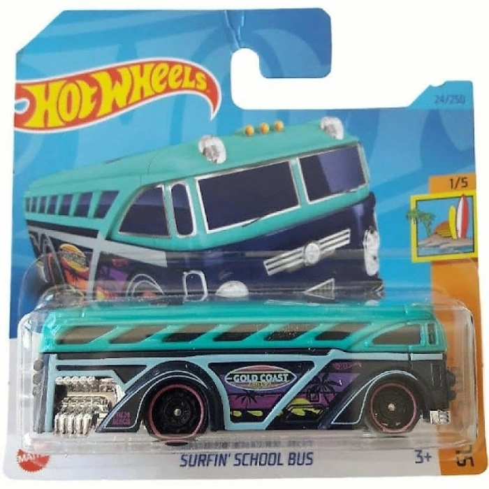Hot Wheels Tekli Araç, Surfin School Bus Tasarımı