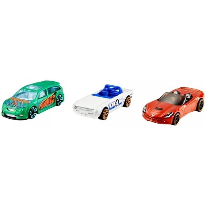 Hot Wheels Üçlü Araba Seti, 3 yaş ve üzeri, K5904