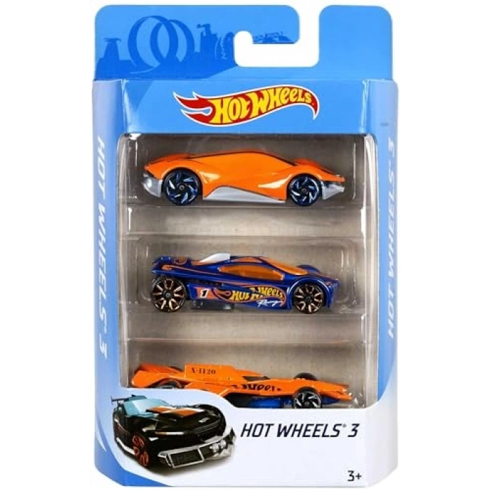 Hot Wheels Üçlü Araba Seti, 3 yaş ve üzeri, K5904