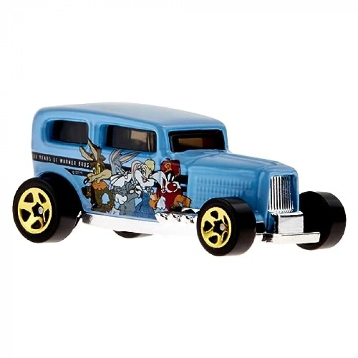 Hot Wheels Warnes Bros 100. Yıl Temalı Arabalar HMV73 - dnight Otto