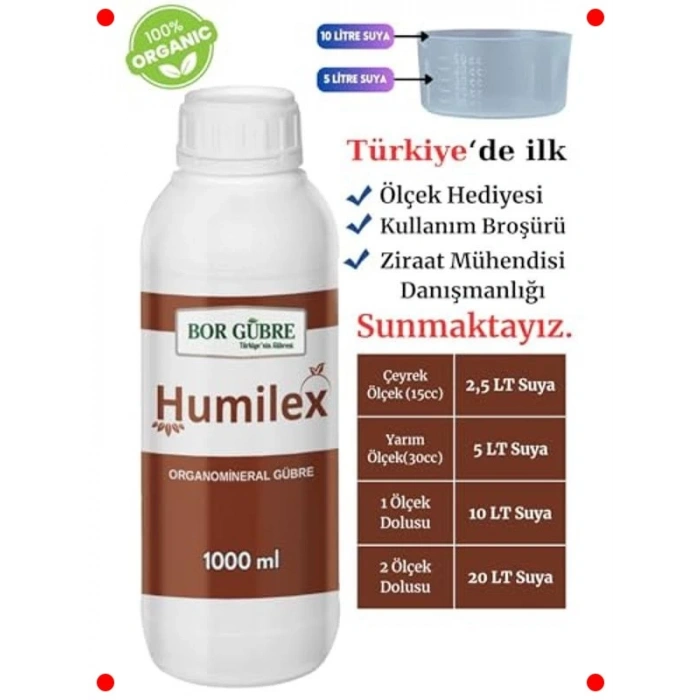 Hümik Asitli Sıvı Organik Gübre 1000 ML