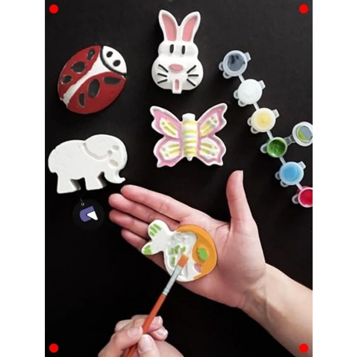 Hvan Figürleri Alçı ma Seti (Çocuk)