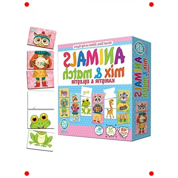 Hvan Temalı Karıştır ve Eşleştir Oyun Seti